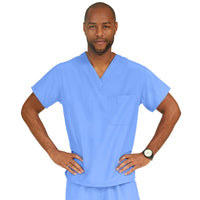 Load image into Gallery viewer, PerforMAX Unisex Reversible 1 - Pocket Scrub Tops with Chest Pocket (Style 810) - American Hospital Supply
