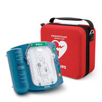 Load image into Gallery viewer, Philips Onsite Automatic AED Unit with HeartStart Electrode Pads Contact with Carry Case - American Hospital Supply
