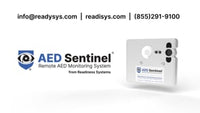 Load and play video in Gallery viewer, AED Sentinel® Wireless Remote AED Monitoring System
