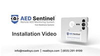 Load and play video in Gallery viewer, AED Sentinel® Wireless Remote AED Monitoring System
