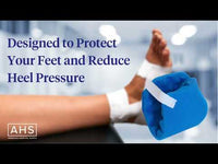 Load and play video in Gallery viewer, AHS Latex-Free Heel Boot Protector with PU Foam Construction
