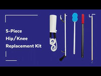 Load and play video in Gallery viewer, AHS 5-Piece Hip/Knee Replacement Kit – Post-Surgery Medical Equipment
