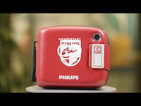 Load and play video in Gallery viewer, Philips Heartstart FRX Semi-Automatic Defibrillator Unit with Electrode Pads and Carry Case
