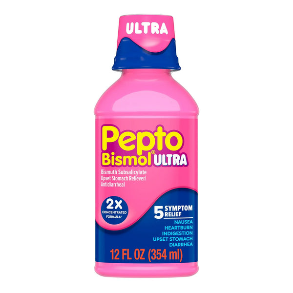 Procter & Gamble Anti - Diarrheal Pepto Bismol 262 mg Strength Liquid 12 oz. - American Hospital Supply