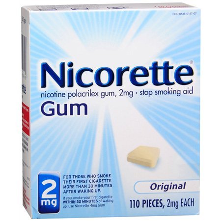 Products Stop Smoking Aid Nicorette 2 mg Strength Gum - American Hospital Supply