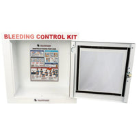 Load image into Gallery viewer, Public Access Bleeding Control Metal Semi-Recessed Wall Case - American Hospital Supply
