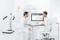 Load image into Gallery viewer, seca mBCA Pro, medical Body Composition Analyzer with handrail - American Hospital Supply
