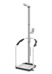 Load image into Gallery viewer, seca mBCA Ultra, medical Body Composition Analyzer with handrail and ultrasonic height rod - American Hospital Supply
