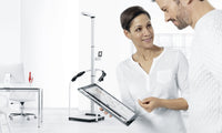 Load image into Gallery viewer, seca mBCA Ultra, medical Body Composition Analyzer with handrail and ultrasonic height rod - American Hospital Supply

