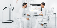 Load image into Gallery viewer, seca mBCA Pro, medical Body Composition Analyzer with handrail
