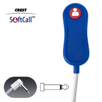 Load image into Gallery viewer, SoftCall Call Cord, 1/4" 2 - conductor phone plug, nurse, blue - American Hospital Supply
