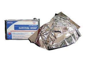 Survival Wrap 52 X 84 Inch Mylar Foil - American Hospital Supply