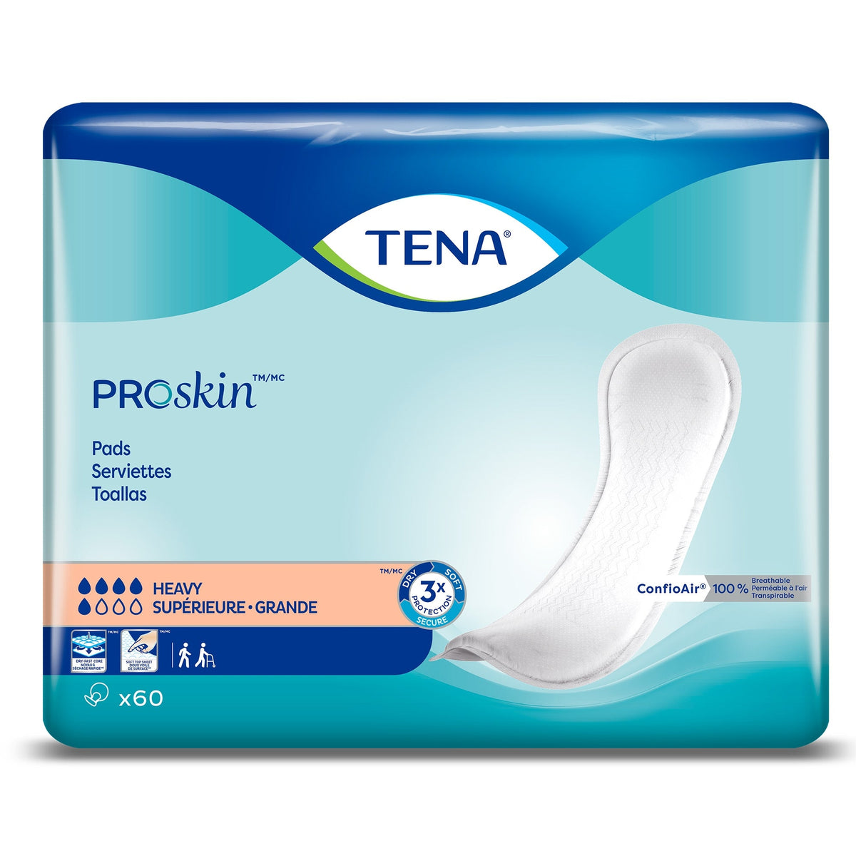 TENA Bladder Control Pads, Heavy Absorbency - American Hospital Supply