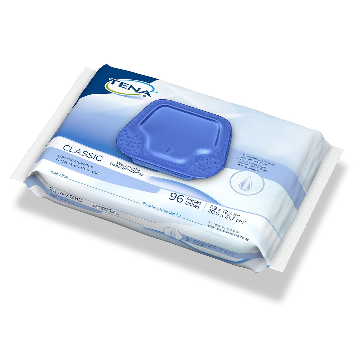 Tena® Scented Classic Washcloth, Soft Pack - American Hospital Supply