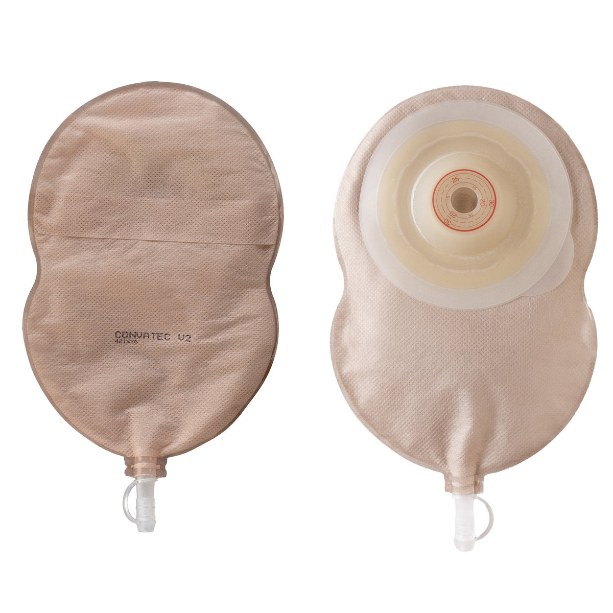 Urostomy Pouch Esteem® + Flex One - Piece System 7 - 1/2 Inch Length Convex V1, Pre - Cut Drainable - American Hospital Supply