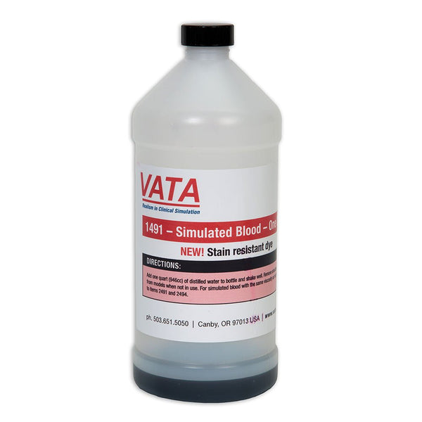 Vata Simulated Blood - One Quart - American Hospital Supply