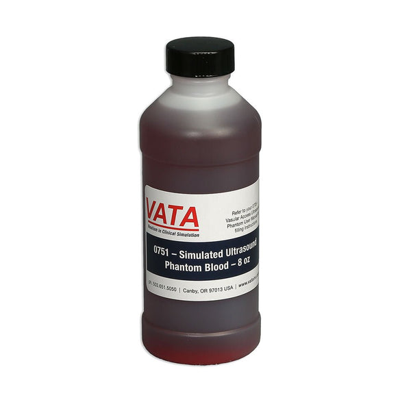 Vata Simulated Ultrasound Blood 8 Oz Bottle - American Hospital Supply