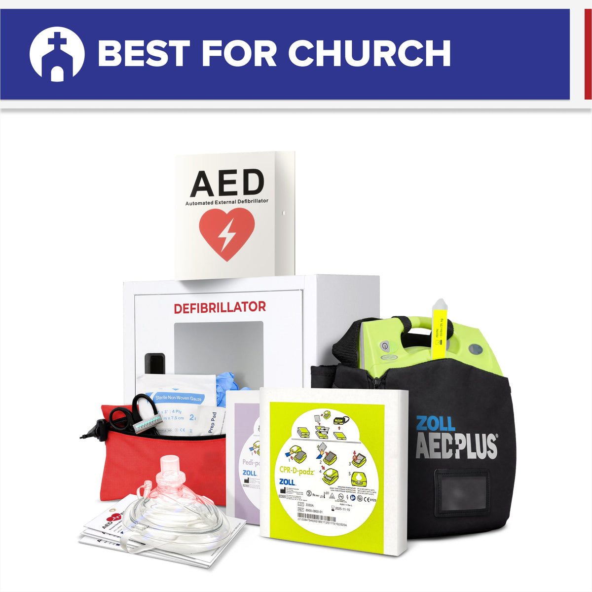 Ahaページ Zoll AED Plus Church Package