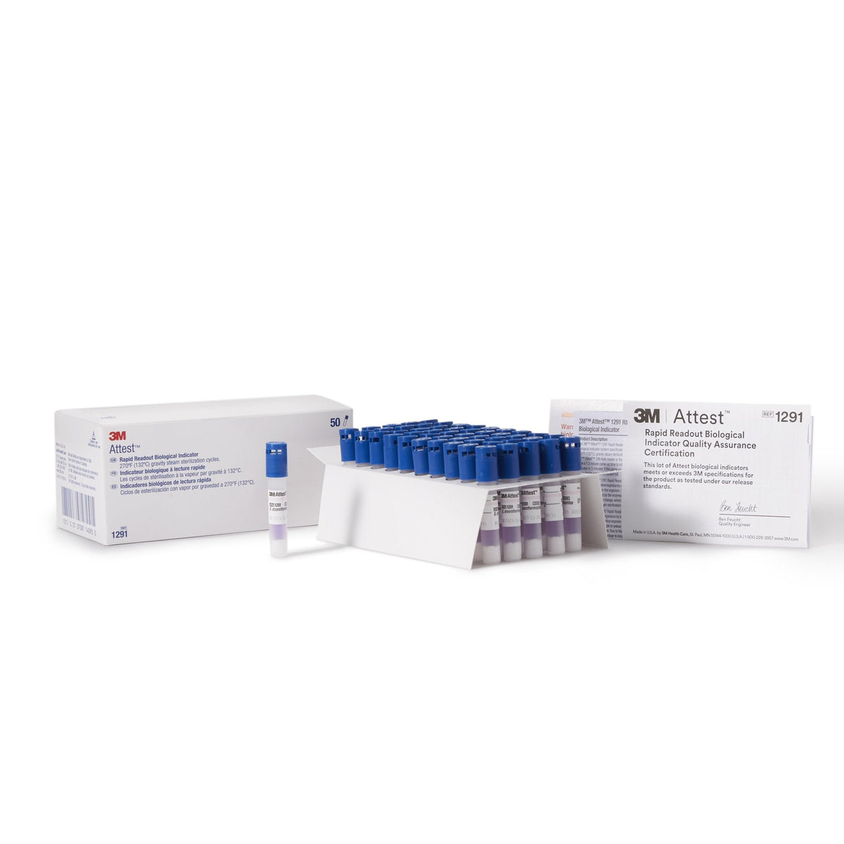 3M Attest Biological Indicator for Steam Sterilization - American Hospital Supply