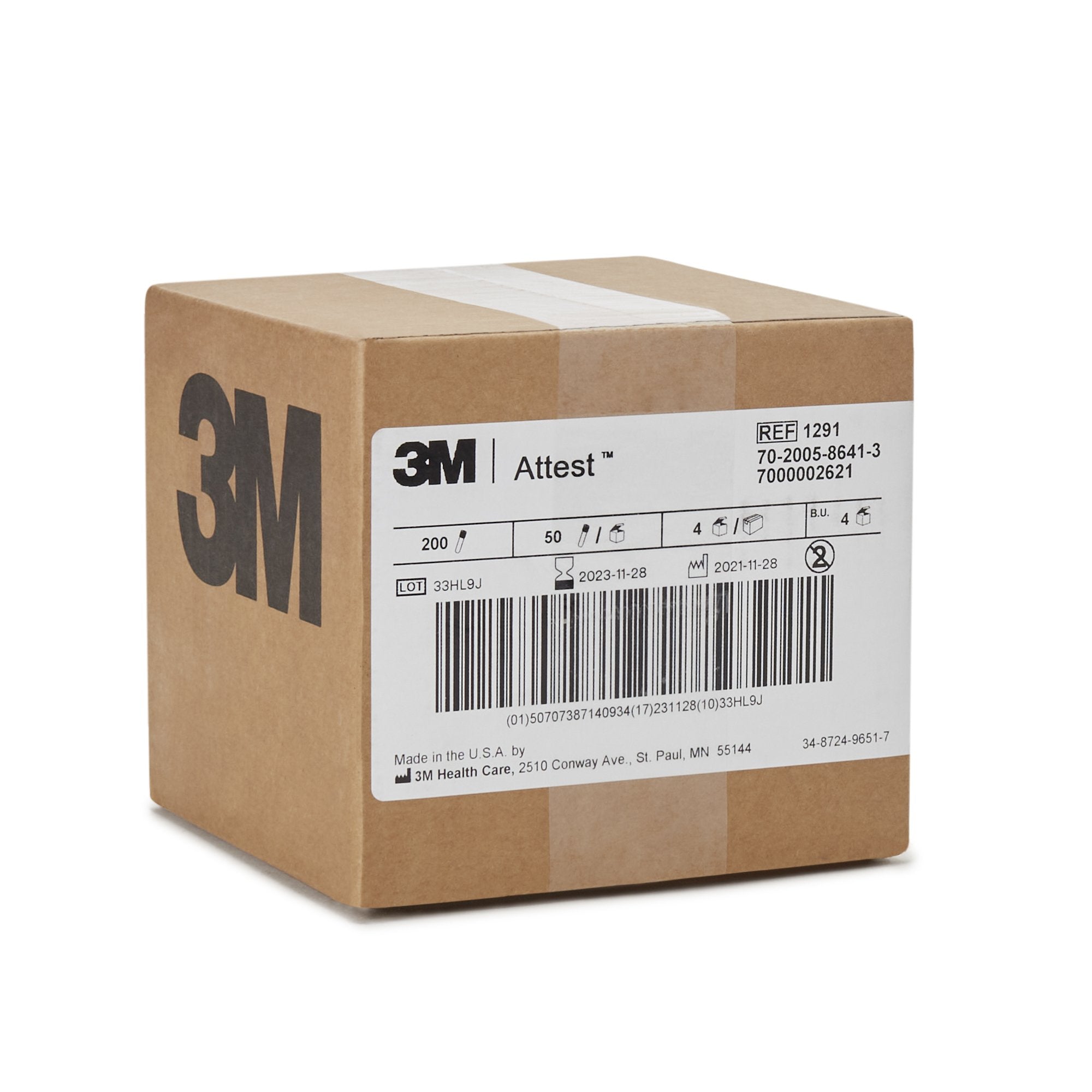3M Attest Biological Indicator for Sterilization – American