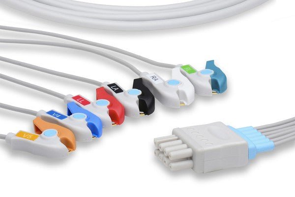 6 Leads Pinch/Grabber - ECG Leadwires - American Hospital Supply