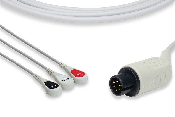 AAMI Compatible Direct-Connect ECG Cable - American Hospital Supply
