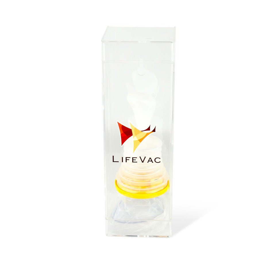 Acrylic Mounted Case for LifeVac Anti Choking Device - American Hospital Supply