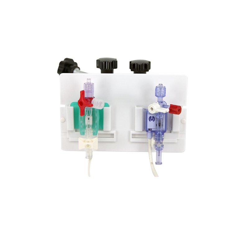 AHS Arterial Line Transducer Holder for IV Pole - American Hospital Supply