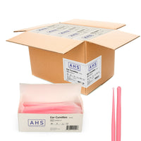 Load image into Gallery viewer, AHS Disposable Ear Curette, Children&#39;s Pink 3 mm Round Tip, 50 ea/bx - American Hospital Supply
