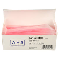 Load image into Gallery viewer, AHS Disposable Ear Curette, Children&#39;s Pink 3 mm Round Tip, 50 ea/bx - American Hospital Supply

