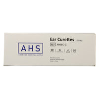 Load image into Gallery viewer, AHS Disposable Ear Curette, Gray, 2 mm Infant Spoon Tip, 50 ea/bx - American Hospital Supply
