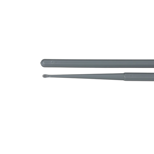 AHS Disposable Ear Curette, Gray, 2 mm Infant Spoon Tip, 50 ea/bx - American Hospital Supply