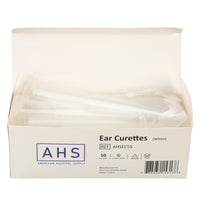 Load image into Gallery viewer, AHS Ear Curette, White, 4 mm Oval Tip, 50 ea/box - American Hospital Supply
