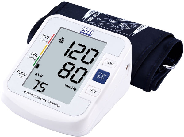 AHS Home Digital Blood Pressure Monitor with Upper Arm Cuff - American Hospital Supply