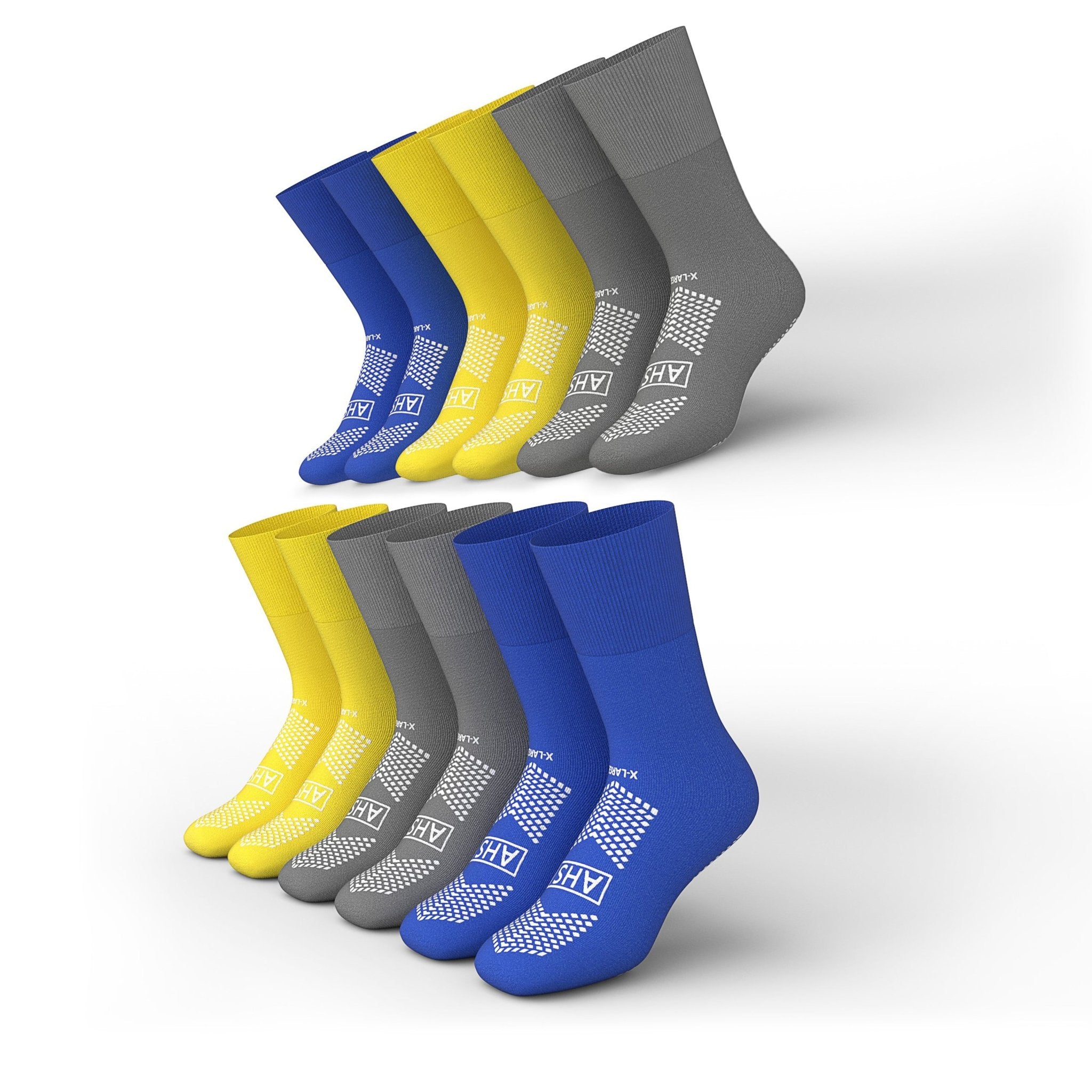 American Hospital Supply Slipper Socks, Non-Slip Hospital Socks for Pa