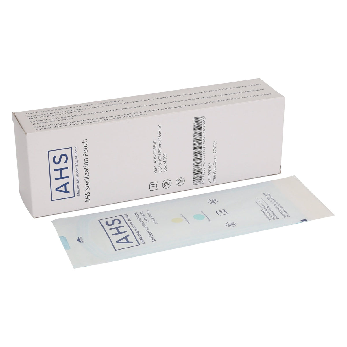 American Hospital Supply Sterilization Pouches for Instruments - American Hospital Supply