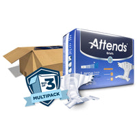Load image into Gallery viewer, Attends® Unisex Heavy Absorbency Incontinence Brief - American Hospital Supply
