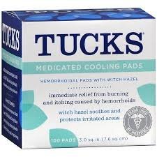 Blistex Tucks Hemorrhoid Relief Medicated Cooling Pads - American Hospital Supply