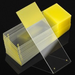 Diamond® White Glass Positive Charged Microscope Slide, Yellow Frosted End - American Hospital Supply