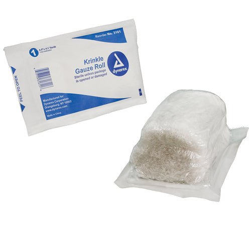Gauze Krinkle Roll - Sterile 4.5 X 4.1 yds. 6-Ply (each) - American Hospital Supply