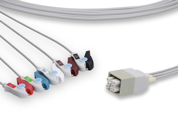 GE Healthcare > Marquette Compatible ECG Telemetry Leadwire - Compares to 394111-005 - American Hospital Supply