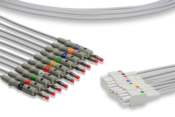 GE Healthcare > Marquette Compatible EKG Leadwire - Comparable to 2016032-001 - American Hospital Supply