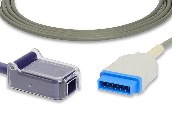 GE Healthcare & Marquette Compatible SpO2 Adapter Cable - 2021406-001 - American Hospital Supply