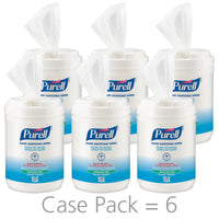 Load image into Gallery viewer, GOJO Purell Hand Sanitizing Wipes, Ethyl Alcohol Wipe Canister - American Hospital Supply
