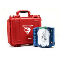 Load image into Gallery viewer, HeartStart OnSite AED with Plastic Waterproof Shell Carry Case - American Hospital Supply
