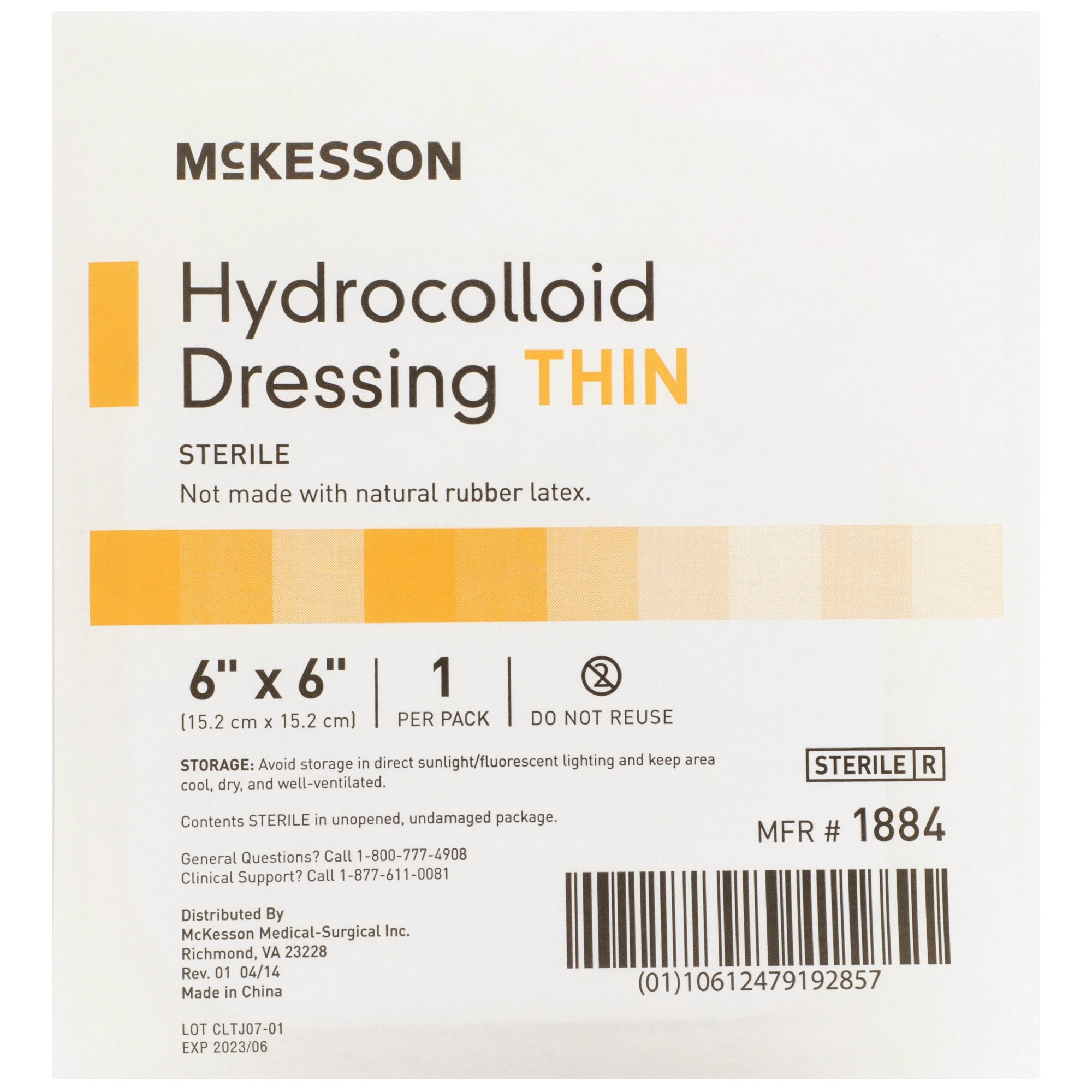 Hydrocolloid Dressing Sterile - American Hospital Supply