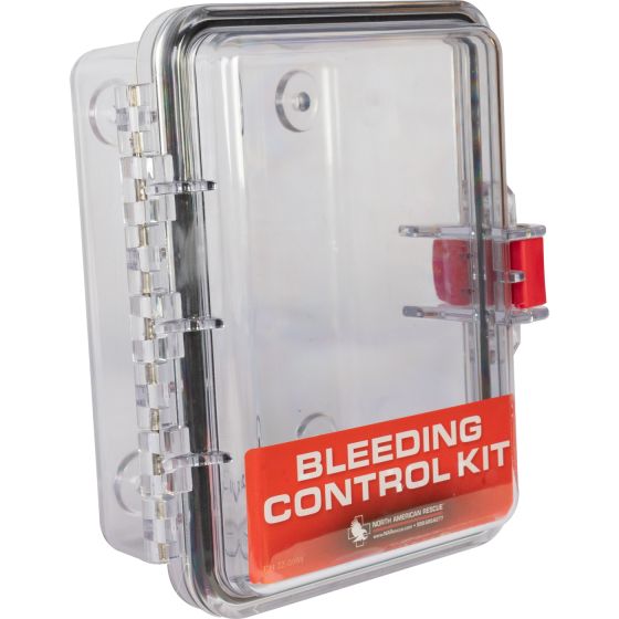 Individual Public Access Bleeding Control Clear Wall Case - American Hospital Supply
