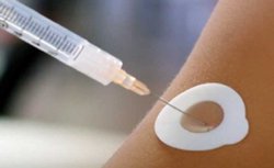 Inject-Safe™ Adhesive Barrier Strip, 1-3/8 Inch Diameter - American Hospital Supply