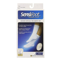 Load image into Gallery viewer, JOBST SensiFoot Contoured Diabetic Sock, Large, Crew, Closed Toe - American Hospital Supply
