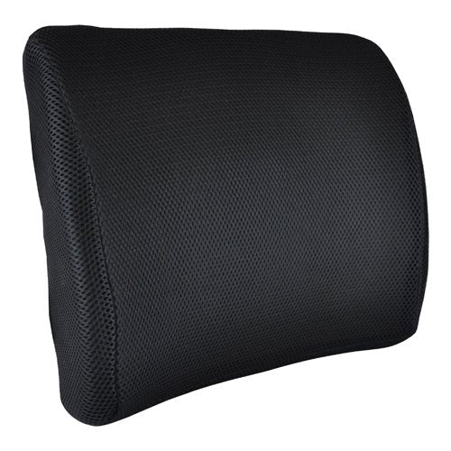 Lumbar Cushion w/Straps Black Memory Foam - Blue Jay - American Hospital Supply
